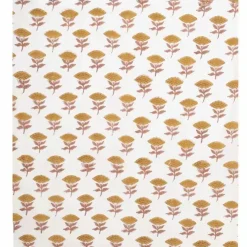 A La Bandana Blockprint Mustard Flower