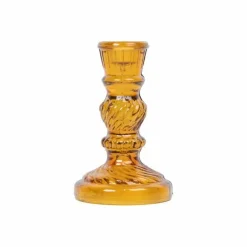 A La Kandelaar Antique Glass Mustard