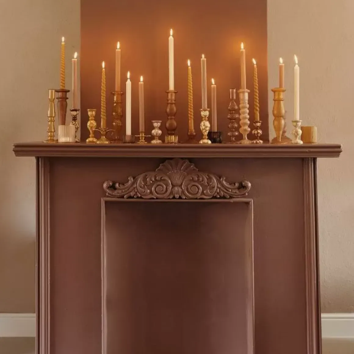 A La Kandelaar Frosted Glass Terra Klein