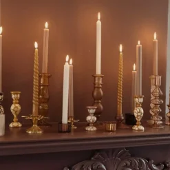 A La Kandelaar Frosted Glass Coral