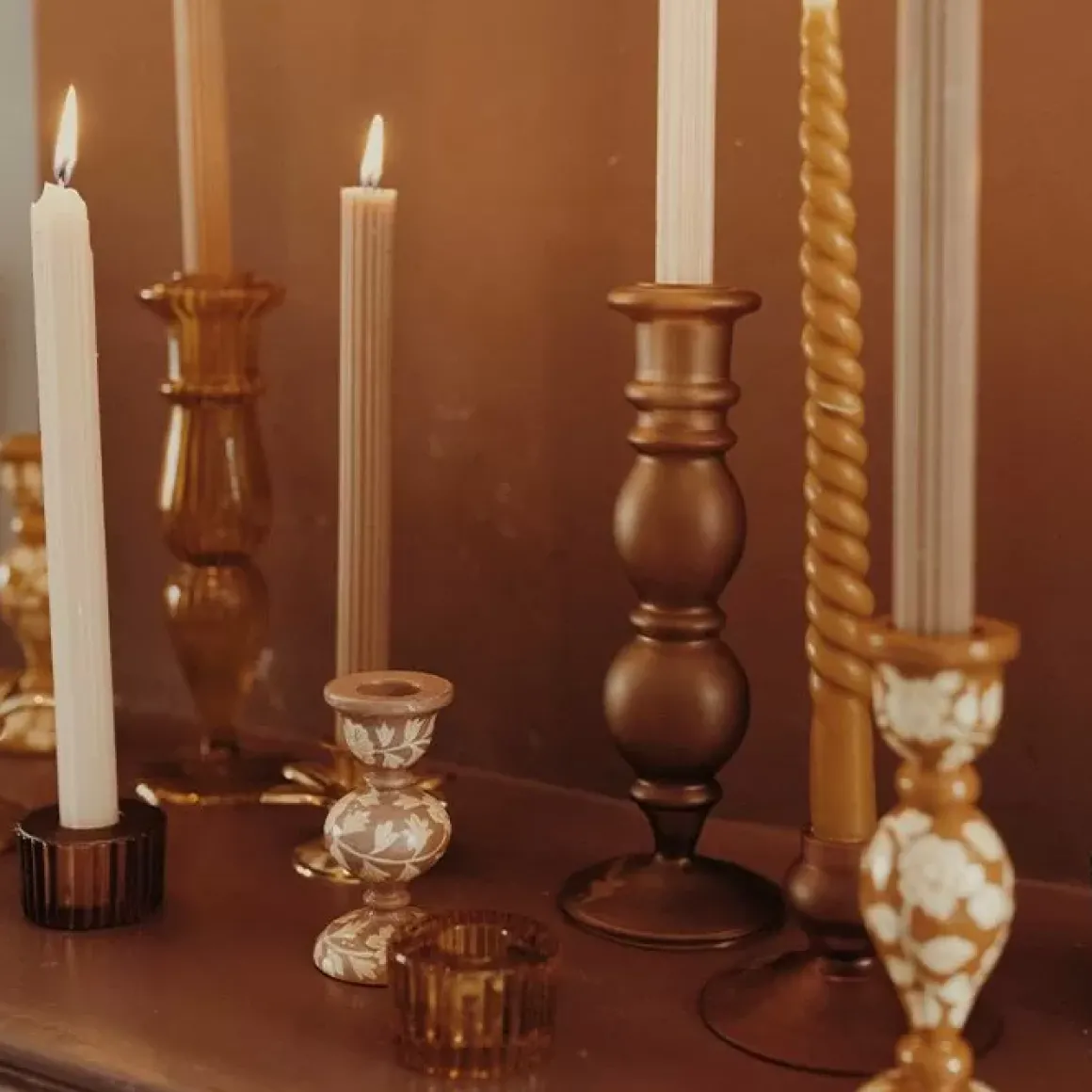 A La Kandelaar Klein Floral Lilac