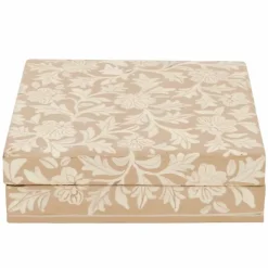 A La Opbergdoos Vierkant Floral Beige