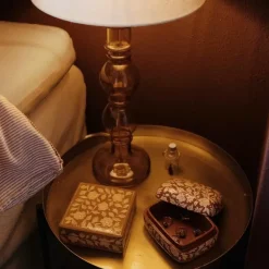 A La Opbergdoos Vierkant Floral Mud