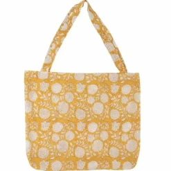 A La Tas Blockprint Mustard