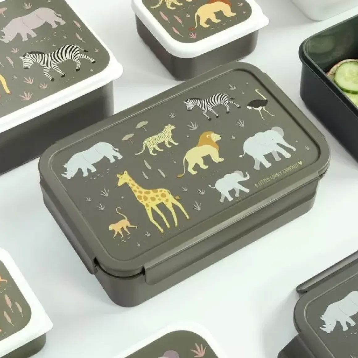 A Little Lovely Company Bento Lunchbox Savanne