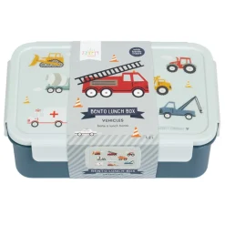 A Little Lovely Company Bento Lunchbox Voertuigen