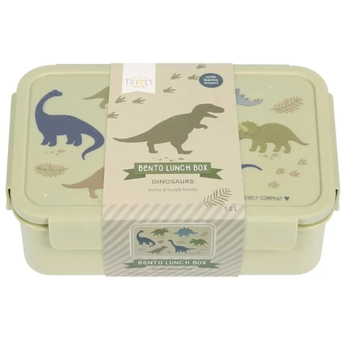 A Little Lovely Company Bento Lunchbox Dinosaurussen