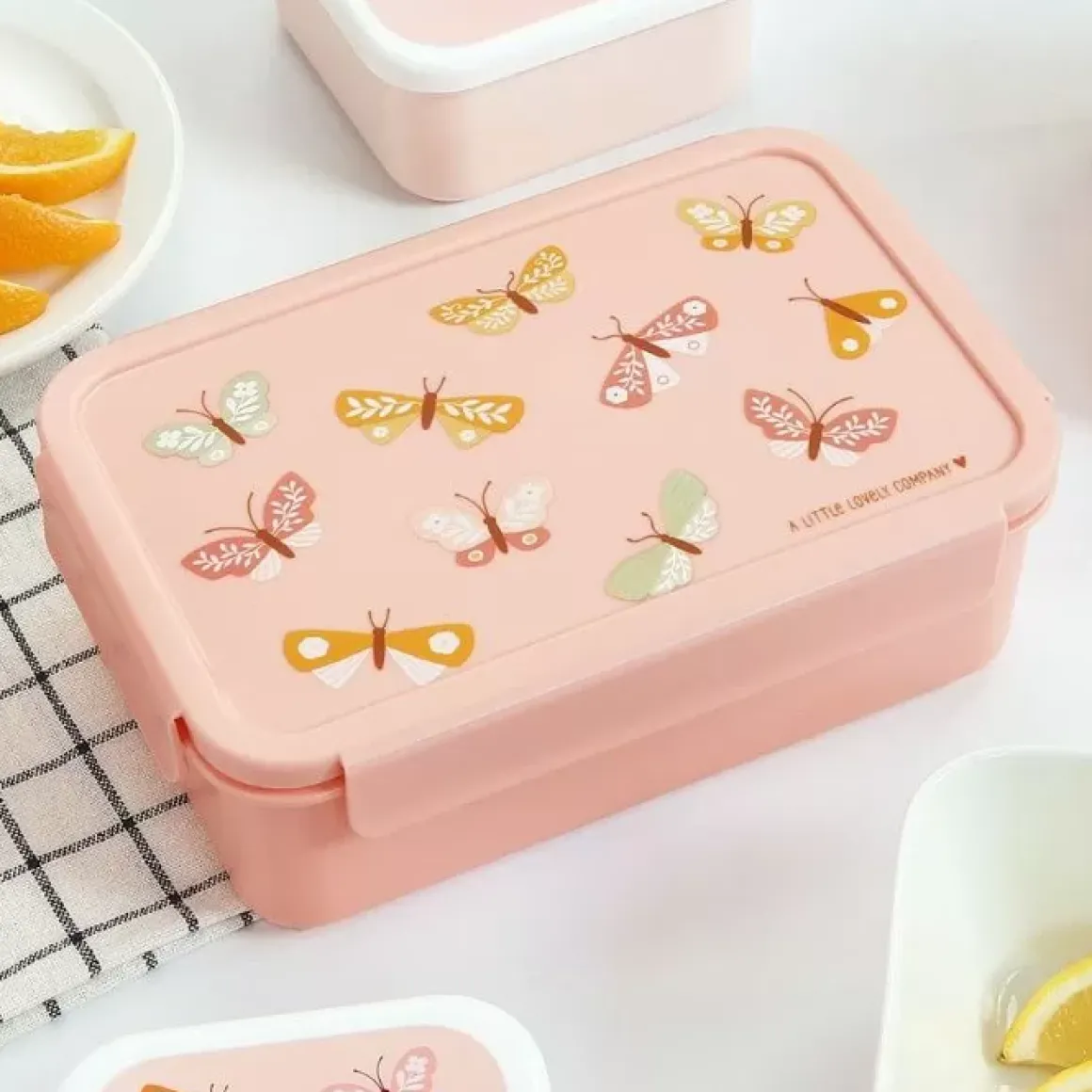 A Little Lovely Company Bento Lunchbox Vlinders