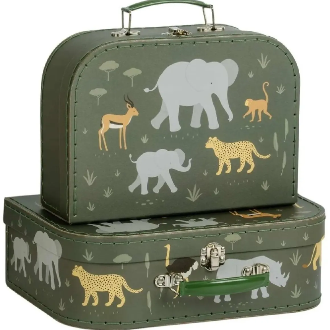 A Little Lovely Company Kofferset Savanne