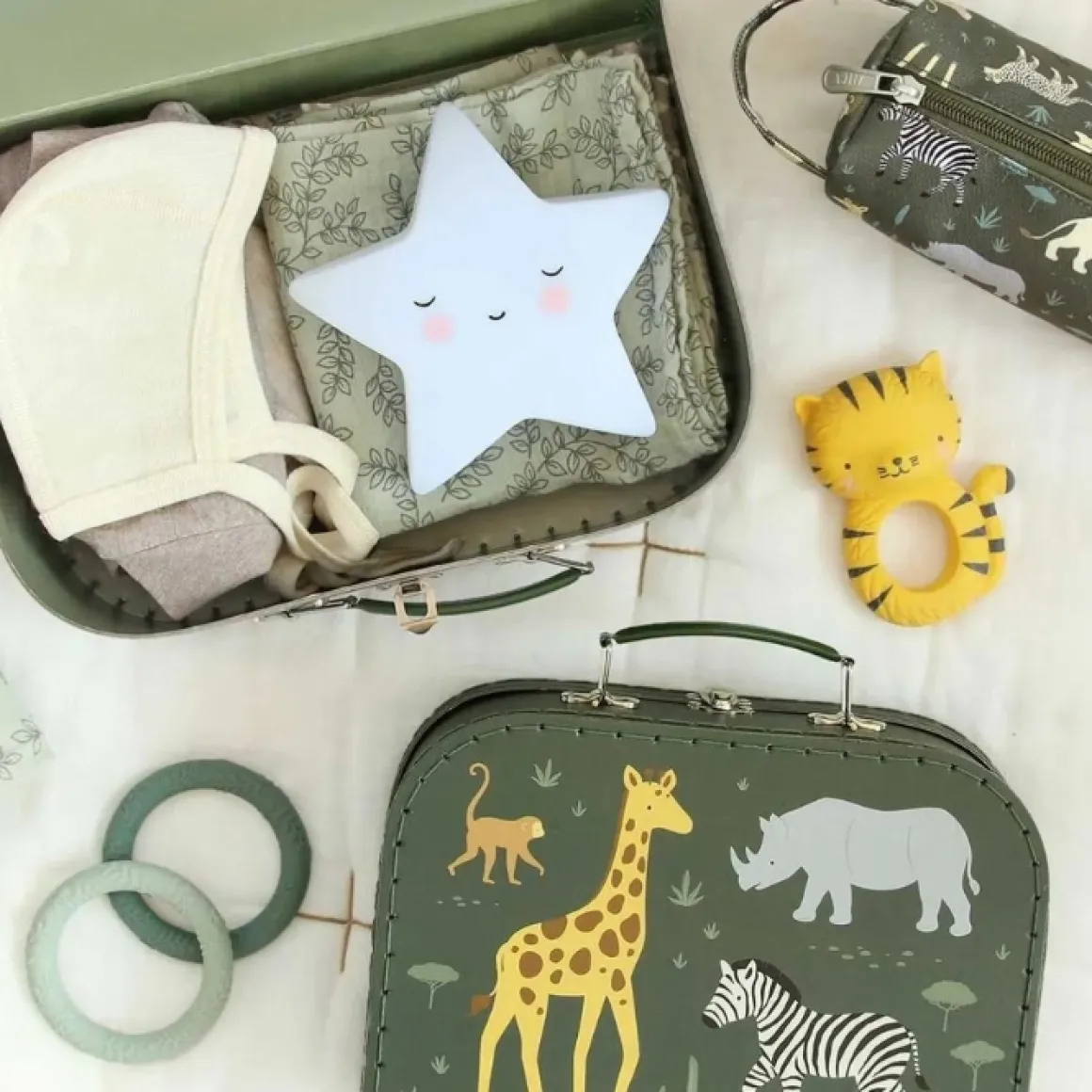 A Little Lovely Company Kofferset Savanne