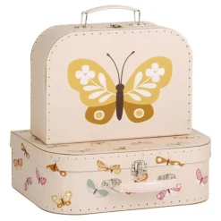 A Little Lovely Company Kofferset Vlinders