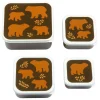 A Little Lovely Company Lunchbox & Snackbox Bears