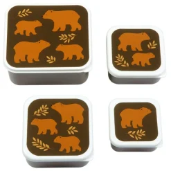 A Little Lovely Company Lunchbox & Snackbox Bears