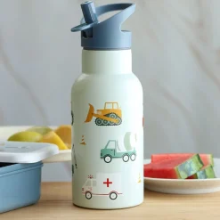 A Little Lovely Company Rvs Drinkfles Voertuigen