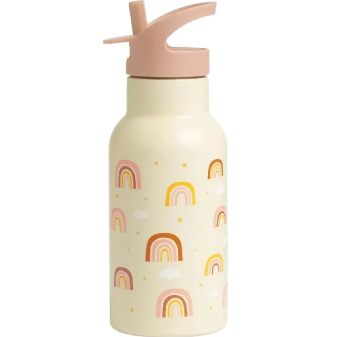 A Little Lovely Company Rvs Drinkfles Regenbogen