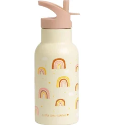 A Little Lovely Company Rvs Drinkfles Regenbogen