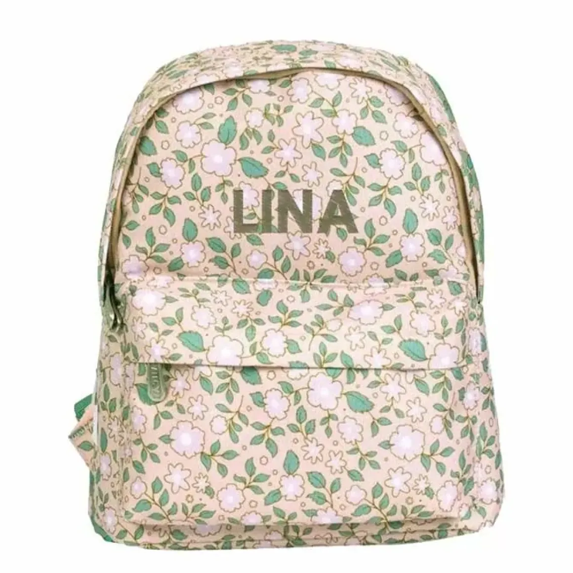 A Little Lovely Company Rugzak Bloesem Roze Met Naam