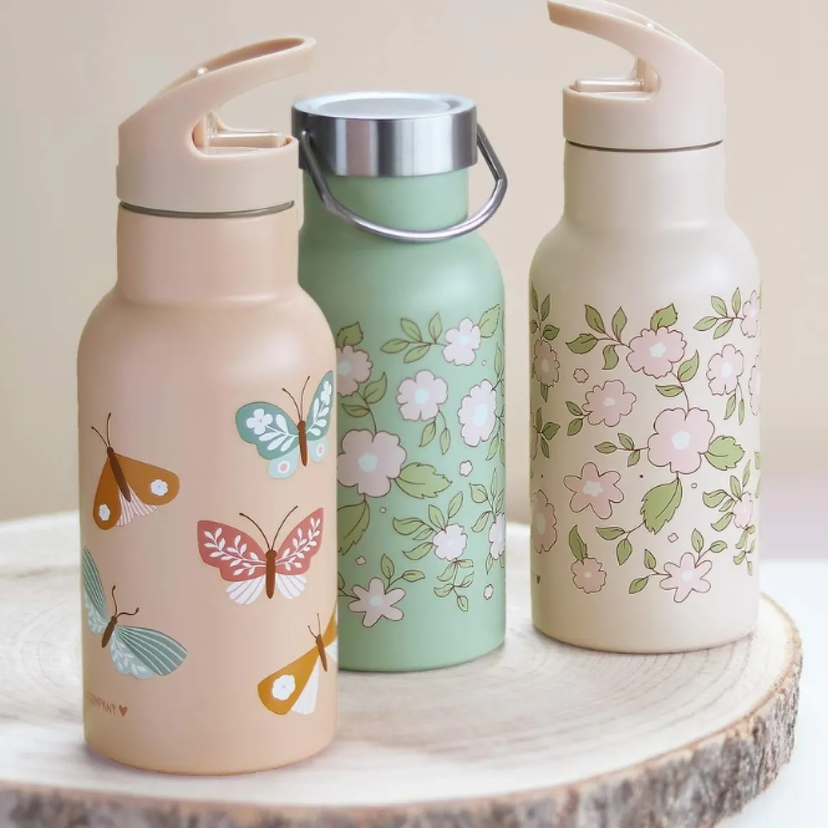 A Little Lovely Company Thermosfles Butterflies