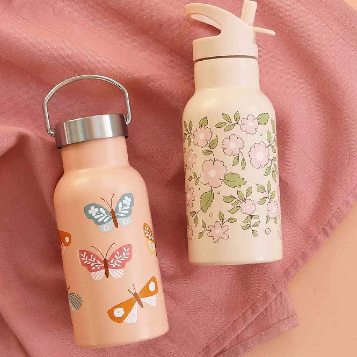 A Little Lovely Company Thermosfles Butterflies