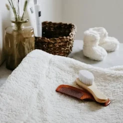 Aankleedkussenhoes Teddy Ecru Ilmaha