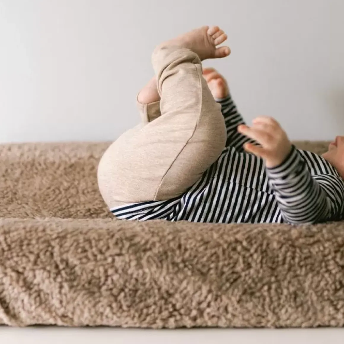 Aankleedkussenhoes Teddy Taupe Ilmaha