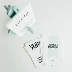 Almost Mommy Cards (24St) Bonjour To You!