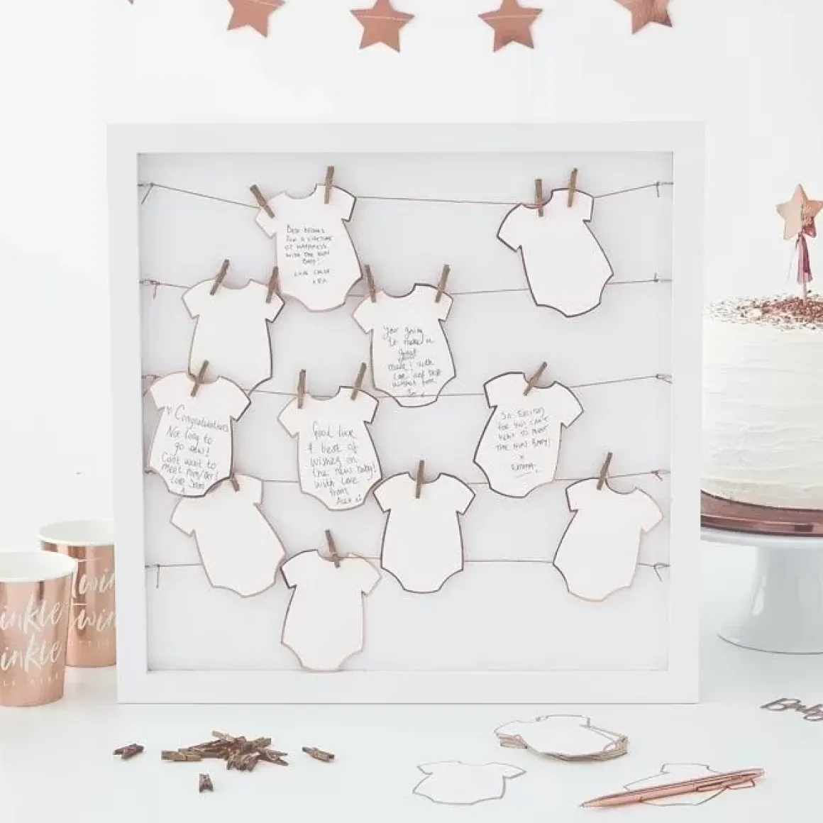 Alternatief Gastenboek Rompers Twinkle Twinkle Ginger Ray