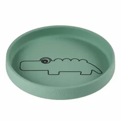Antislip Siliconen Bord Rond Croco Groen Done By Deer