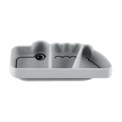 Antislip Siliconen Snackbord Croco Grijs Done By Deer