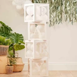 Baby Blokken Met Ballonnen Botanical Baby (4St) Ginger Ray