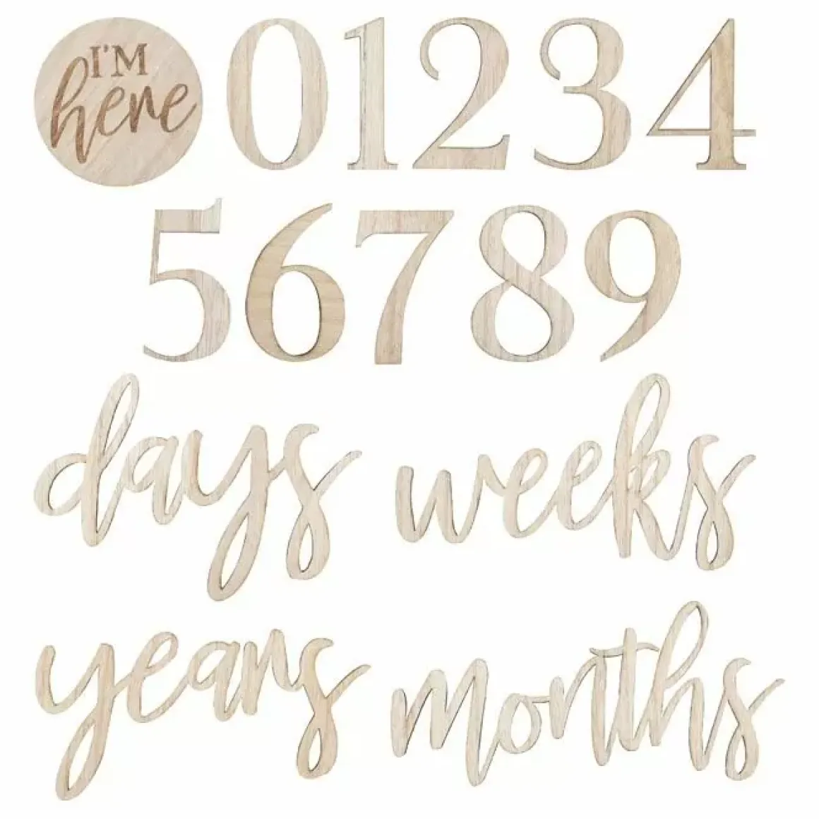 Baby Milestone Pakket Mix And Match Ginger Ray