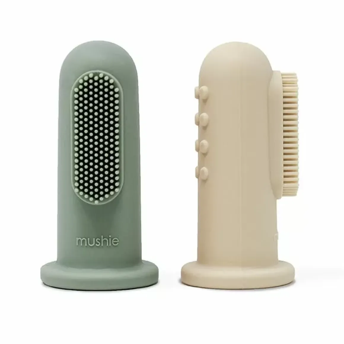 Baby Tandenborstel Shifting Sand Cambridge Blue Mushie & Co