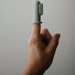 Baby Tandenborstel Shifting Sand Cambridge Blue Mushie & Co