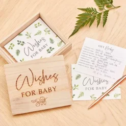 Baby Wishes In Houten Kistje Botanical Baby Ginger Ray