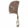 Babymuts Bonnet Teddy Taupe (0-6 Maanden) Ilmaha