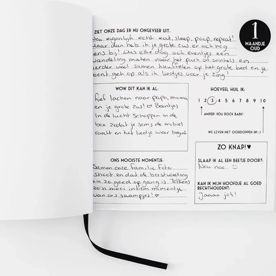 Baby'S Eerste Jaar Boek Bonjour To You