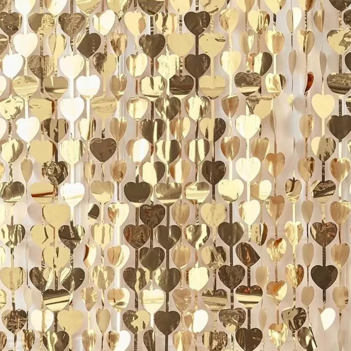 Backdrop Hartjes Gold Wedding Ginger Ray