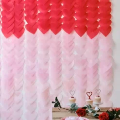 Backdrop Hartjes Rood Roze Be Mine Ginger Ray