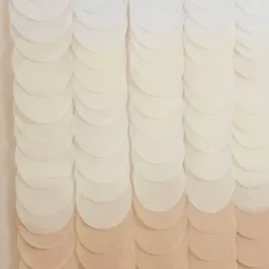 Backdrop Schelpen Brown Ombre Hello Baby Ginger Ray