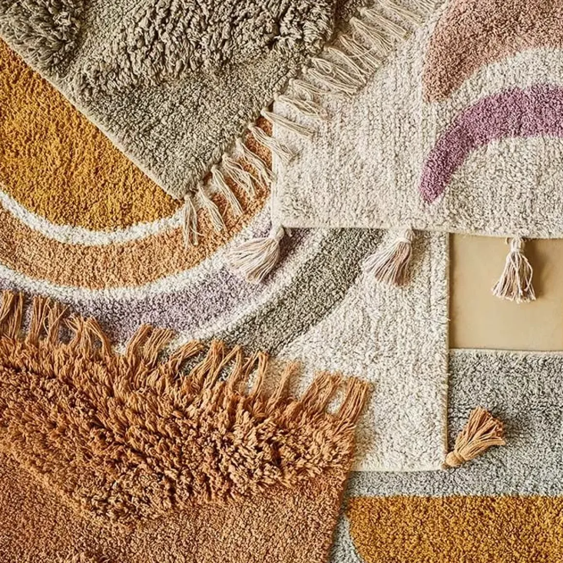 Badmat Tufted Indian Tan (60X90Cm) Madam Stoltz