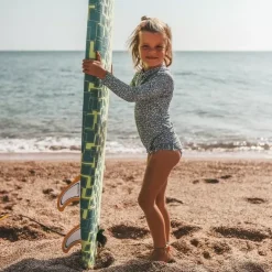 Badpak Lange Mouw Safi Flore Dusk Blue Bestellen - Salted Stories