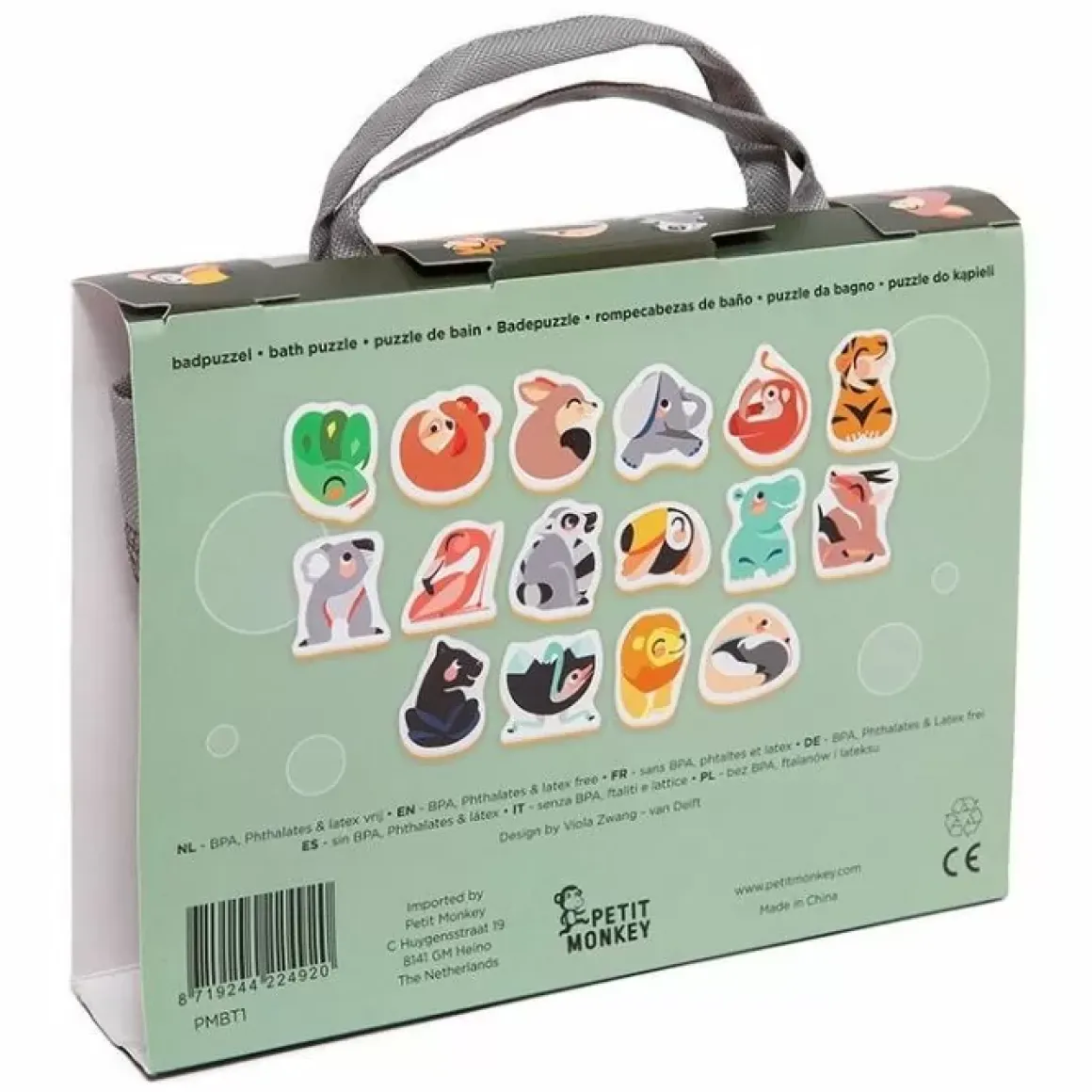 Badpuzzel Wild Animals Petit Monkey