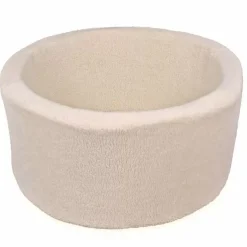 Ballenbak Xl Exclusive Rond 90X40 Teddy Ecru