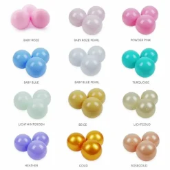 Ballenbak Xl Exclusive Rond 90X40 Teddy Ecru