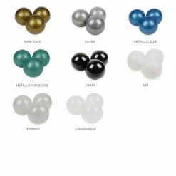 Ballenbak Xl Exclusive Rond 90X40 Teddy Ecru