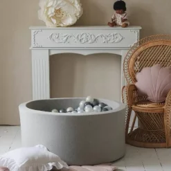 Ballenbak Xl Rond 90X40 Lichtgrijs Moje