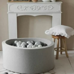 Ballenbak Xl Rond 90X40 Lichtgrijs Moje