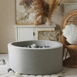 Ballenbak Xl Rond 90X40 Lichtgrijs Moje