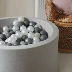 Ballenbak Xl Rond 90X40 Lichtgrijs Moje