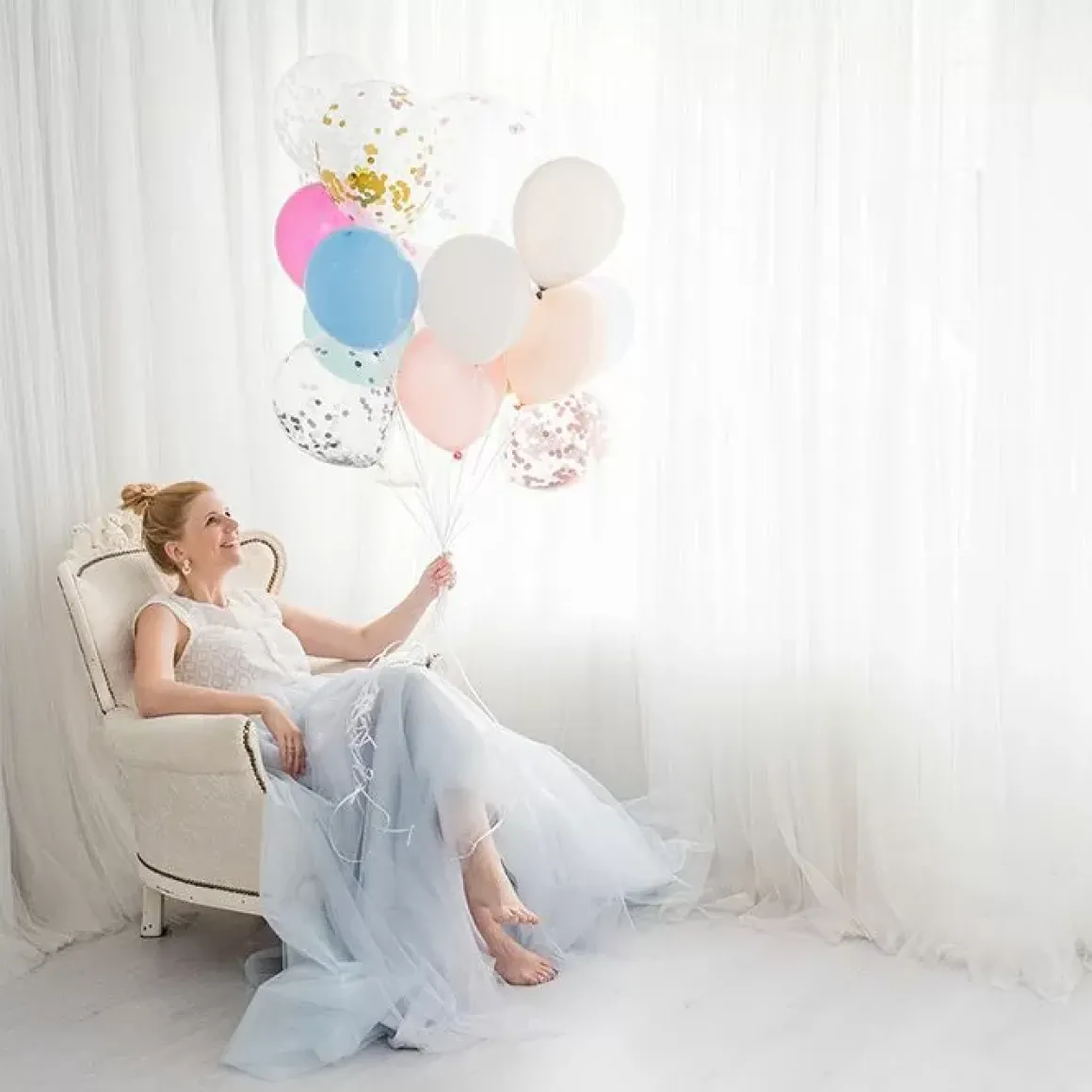 Ballonnen Lichtblauw (10St) Perfect Basics House Of Gia